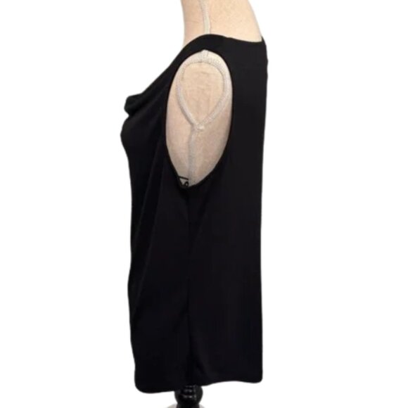 Banana Republic Sleeveless Top Blouse Black Size Medium - Picture 4 of 7
